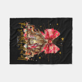 The Greatest Gift For All Christmas Nativity Jesus Fleece Deken (Voorkant (Horizontaal))