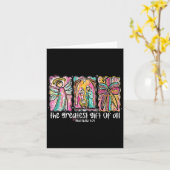 The Greatest Gift For All Christmas Nativity Jesus Kaart (Gele Bloem)