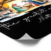 The Greatest Gift For All Christmas Nativity Jesus Poster (Hoek)