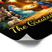 The Greatest Gift Of All Nativity Christian Christ Poster (Hoek)