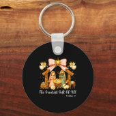 The Greatest Gift Of All Nativity Scene Christian Sleutelhanger (Voorkant)
