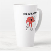 The Greatest Heart Mug Latte Mok (Rechterhoek)