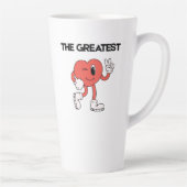 The Greatest Heart Mug Latte Mok (Rechts)