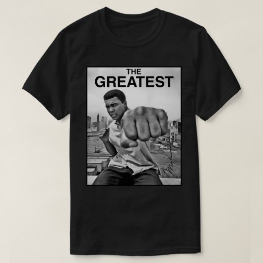 "The Greatest" Muhammad Ali T-shirt (Design voorkant)