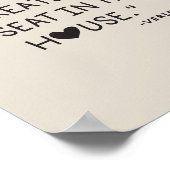 The Greatest seat in the house Poster (Hoek)