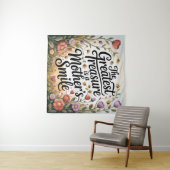 The Greatest Treasure Is A Mother's Smile Wandkleed (In Situ (horizontaal))