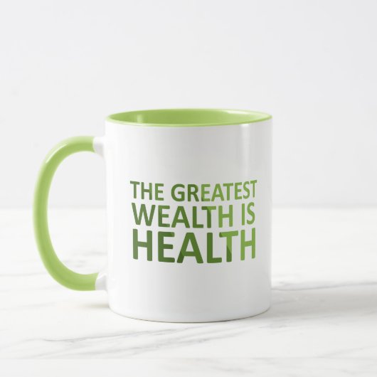 The greatest wealth is health mok (Links)