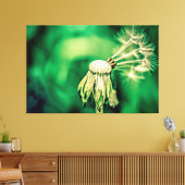 The Green Chief Funny Floral Canvas Afdruk (Insitu (Woonkamer))