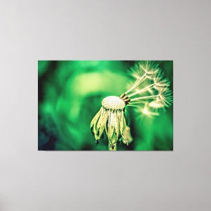 The Green Chief Funny Floral Canvas Afdruk