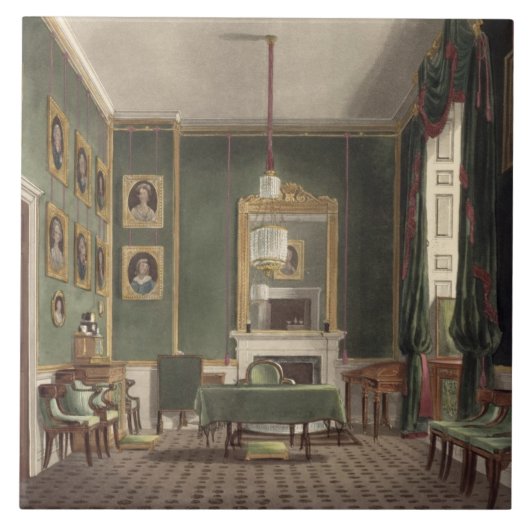 The Green Closet, Buckingham House, uit 'The Hist' Tegeltje (Voorkant)