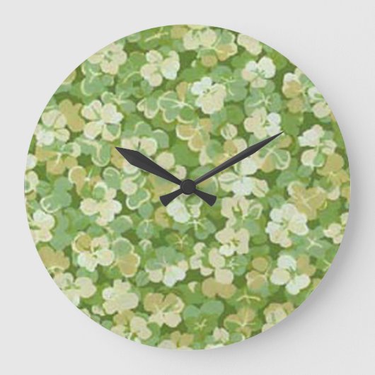 The Green Garden Round Clock Grote Klok (Voorkant)