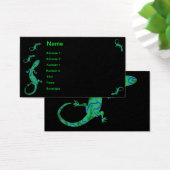 The Green Gecko Art Deco Visitekaartjes (Bureau)