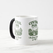 The Green Heart of nyc Magische Mok (Voorkant links)