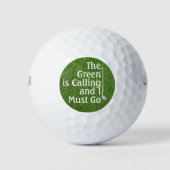 The Green Is Calling Golfballen (Voorkant)