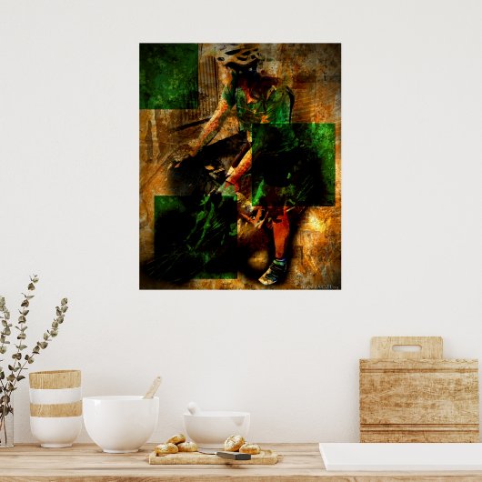 The Green Jersey II Poster (Keuken)