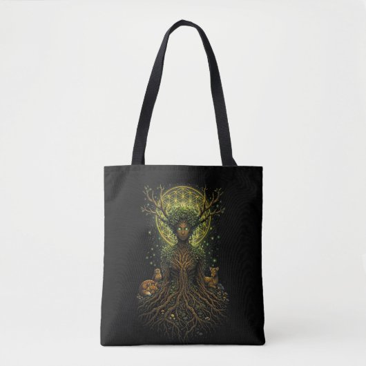 The Green Mother Tote Bag (Voorkant)