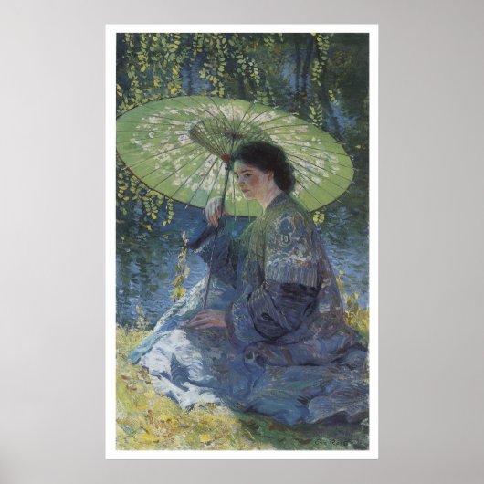 The Green Parasol, Roos Guy 1909 Poster (Voorkant)