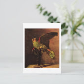 The Green Parrot (F14), Van Gogh Fine Art Briefkaart (Staand voorkant)