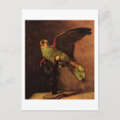 The Green Parrot (F14), Van Gogh Fine Art Briefkaart (Voorkant)