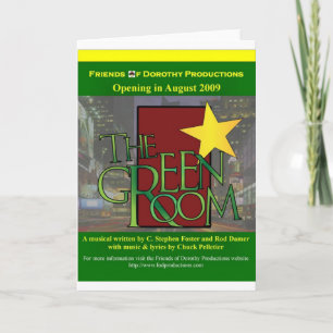 The Green Room wenskaart Kaart