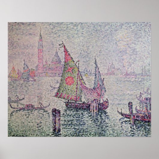 The Green Sail, Venetië, 1904 Poster (Voorkant)