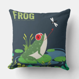 The Green Toad Pillow Kussen