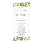 The Greenery & Gold Wedding Collectie - Programma (Voorkant)