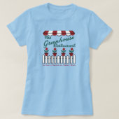 The Greenhouse Restaurant, Elmhurst, Illinois T-shirt (Design voorkant)