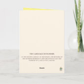 The Greeting Garden: Boho Sunrise Aangepaste Bloem Kaart (Achterkant)