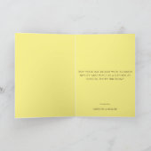 The Greeting Garden: Boho Sunrise Aangepaste Bloem Kaart (Binnen)