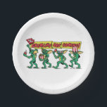 The Gremlins™ Are Coming Papieren Bordje<br><div class="desc">Get ready for mischief with this bold, retro-inspired design featuring a lineup of playful gremlins marching in with snacks, 3D glasses, and movie-night chaos. With expressive poses, classic creature styling, and vibrant comic-book lettering, this artwork captures the mischievous spirit and cult-favorite energy fans love. The dynamic banner headline and colorful...</div>