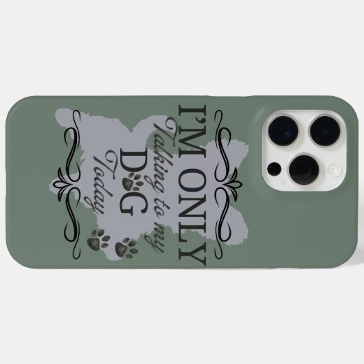 The Grey Dog Case-Mate iPhone Case (Achterkant (horizontaal))