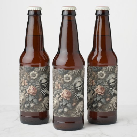 The Greys – Gothic Victorian Design Bier Etiket (Flessen)