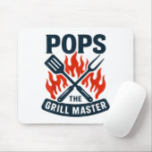 The Grill Master Bbq Father's Day Grandpa Grilling Muismat (Met muis)