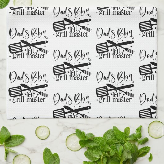 The grill master theedoek (Gevouwen)