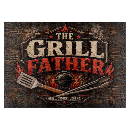 The Grill Vader Snijplank (Voorkant)