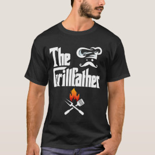 The Grillfather Bbq-grill en -Roker Grafische T-sh T-shirt
