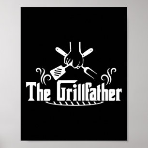 The Grillfather Bbq-grill en Roker Rbecue Chef G Poster