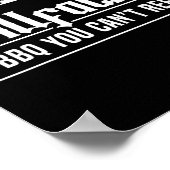 The Grillfather Bbq Grillen Grillmaster Rbecue Poster (Hoek)
