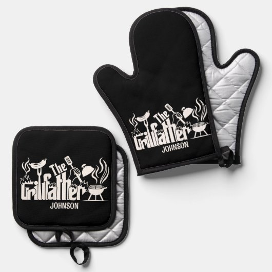 The Grillfather Ovenwant & Pannenlap Set (Voorkant / Achterkant)