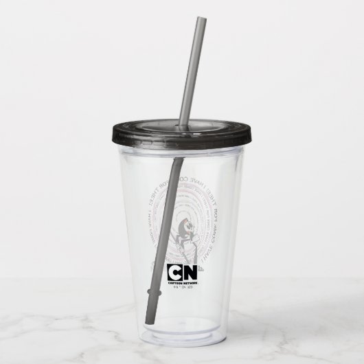 The Grim Adventures of Billy & Mandy - Reaper Acryl Drinkbeker (Achterkant)