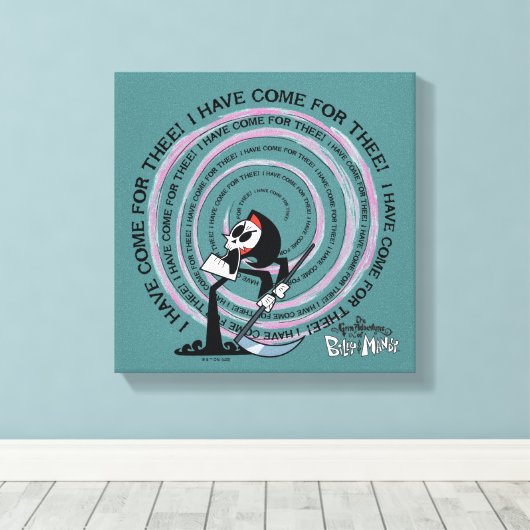 The Grim Adventures of Billy & Mandy - Reaper Canvas Afdruk (Insitu (Houten vloer))