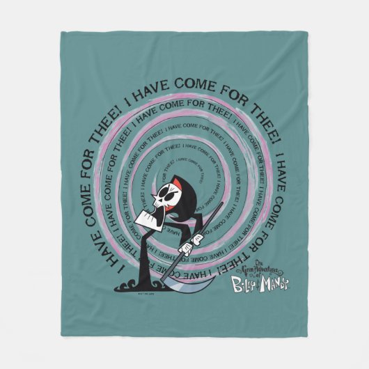 The Grim Adventures of Billy & Mandy - Reaper Fleece Deken (Voorkant)