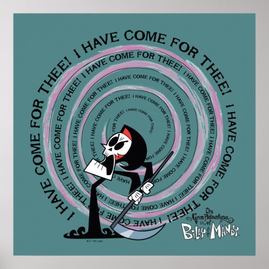 The Grim Adventures of Billy & Mandy - Reaper Poster (Voorkant)