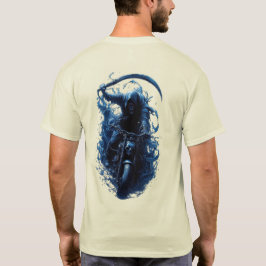 The Grim Reaper Biker on a Motorcycle T-Shirt