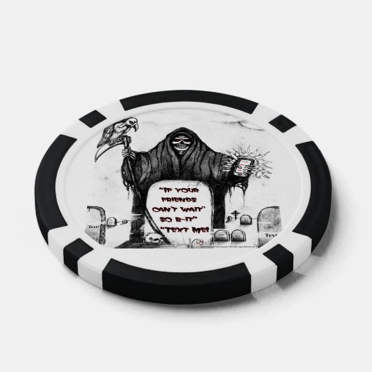 The Grim Reaper van Clark Ulysse Pokerchips (Enkel)