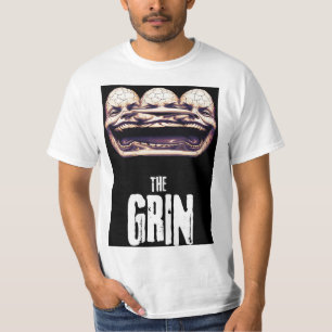 The Grin - Creepy Multi-Face Smile Illustratie T-shirt