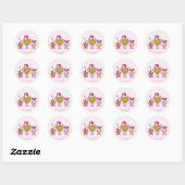 The Grinch Crew in Pink Valentine's Portrait Ronde Sticker (Vel)