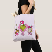 The Grinch Crew in Pink Valentine's Portrait Tote Bag (Dichtbij)
