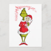 The Grinch Holds Cindy Lou Who Briefkaart (Voorkant)